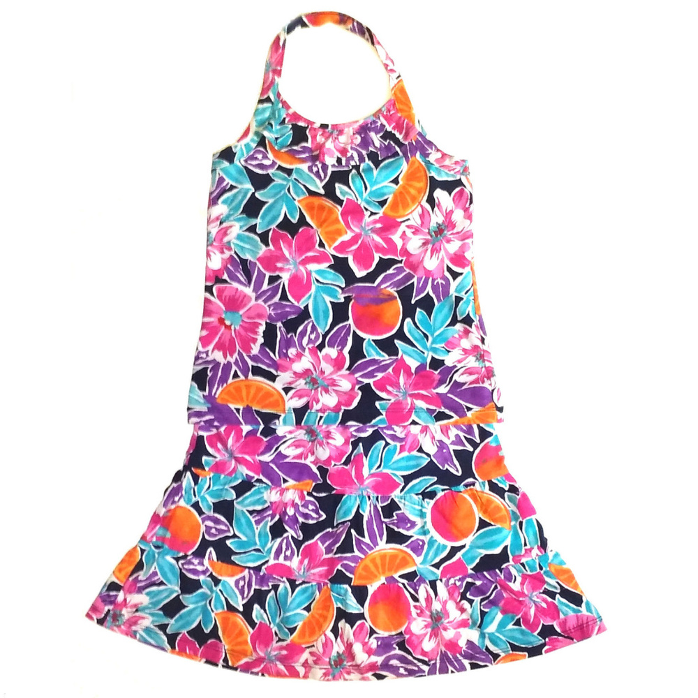 CHILDREN'S PLACE ~GIRLS TROPICAL FLORAL SKIRT SET~
